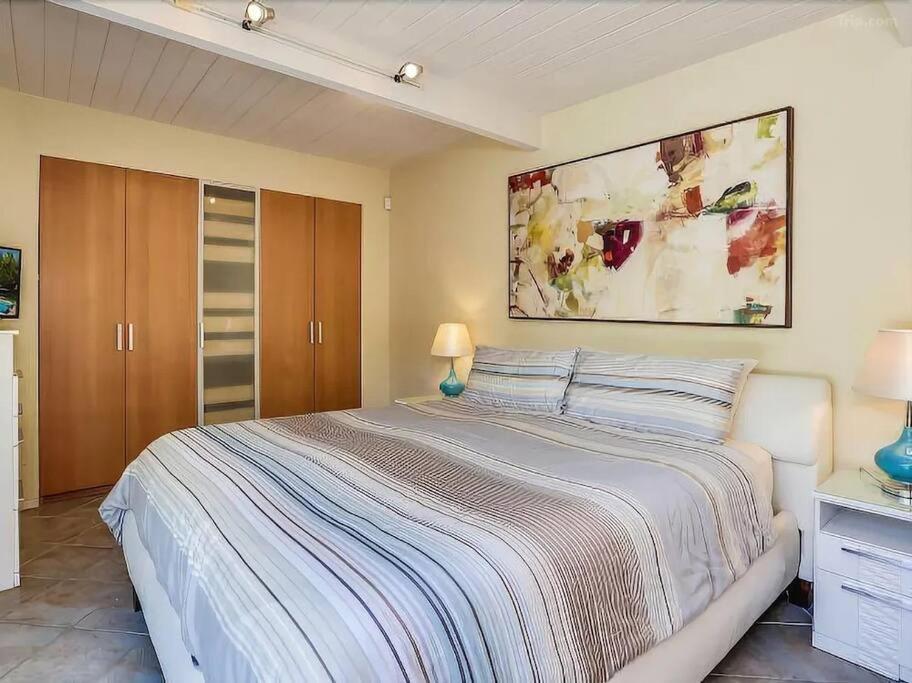 Serene 4 Bed 3 Bath Heated Pool Natural Backyard Heart Of Palm Springs Luaran gambar